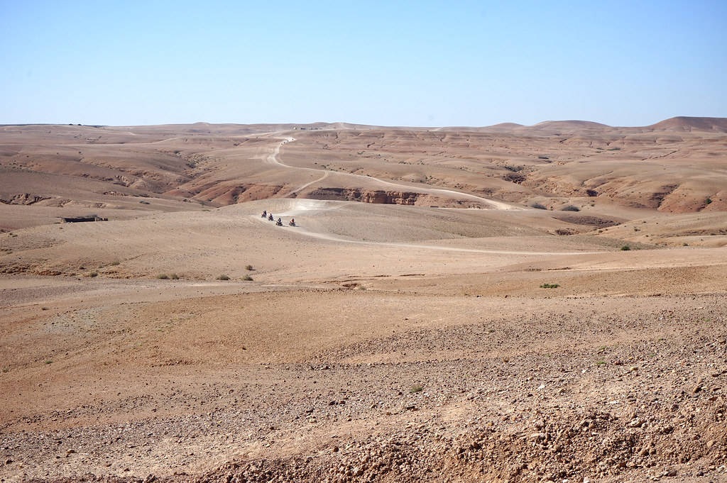 Quad in Agafay desert